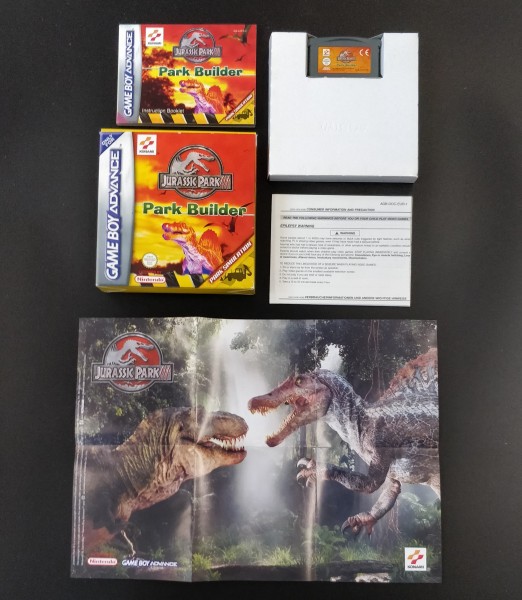 Jurassic Park 3 Park Builder Ovp Simulation Game Boy Advance Nintendo Classicgamestorech 1968