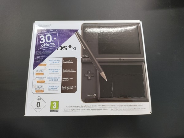 Nintendo DSi XL Dunkelbraun OVP