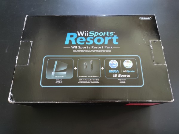 Wii Konsole Schwarz Wii Sports Resort Pack OVP