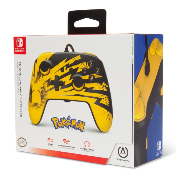 Enhanced Wired Controller - Pikachu Lightning OVP