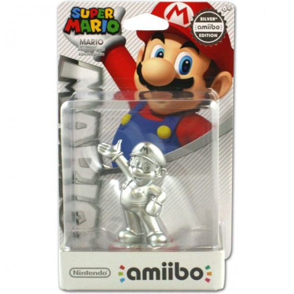 Amiibo - Mario Silber-Edition (Super Mario Collection) OVP