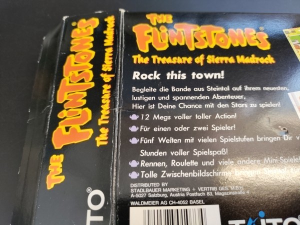 The Flintstones: The Treasure of Sierra Madrock OVP