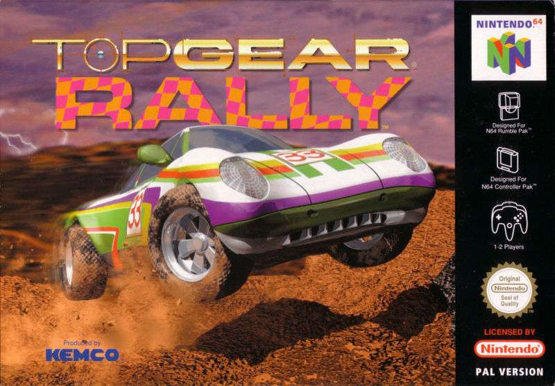 Top Gear Rally OVP Formel 1 und Rallye Simulationen Rennspiele Nintendo 64 Nintendo