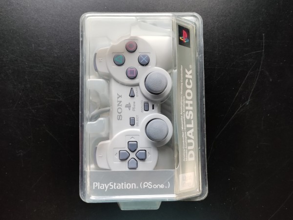 Playstation One Controller Dualshock Light Grey *sealed*