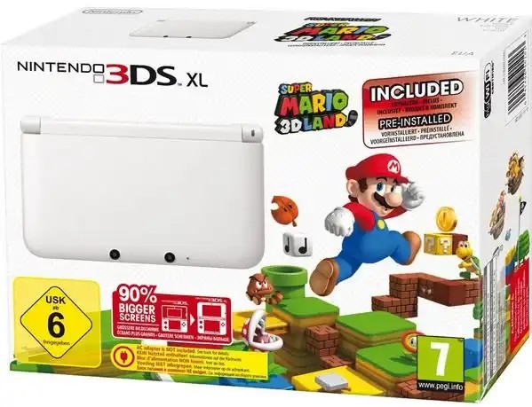 Nintendo 3DS XL - Super Mario 3D Land Bundle-Edition inkl 9 Spiele OVP