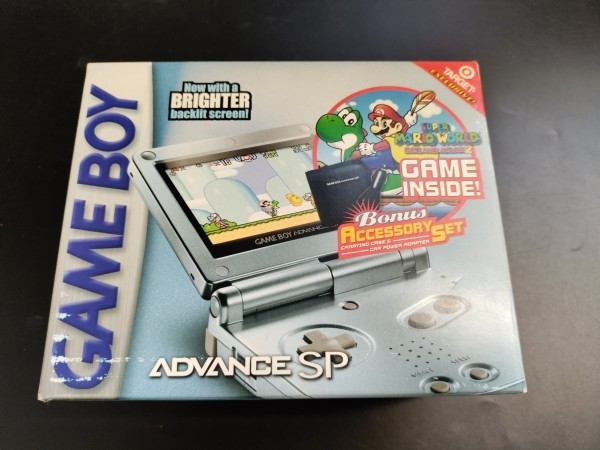 Game Boy Advance SP Super Mario Advance Bundle OVP