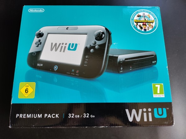 Wii U Konsole Schwarz 32GB Premium Pack OVP