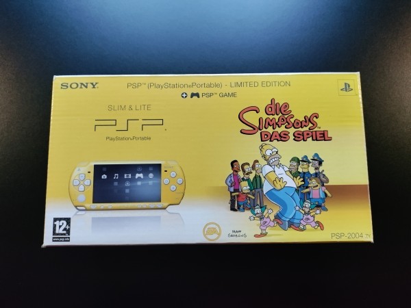 PlayStation Portable 2004 - The Simpsons Limited Edition OVP