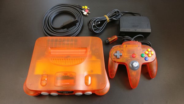 Nintendo 64 Konsole Fire Orange