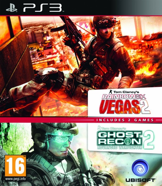 Tom Clancy's Rainbow Six: Vegas 2 + Ghost Recon: Advanced Warfighter 2 OVP *sealed*