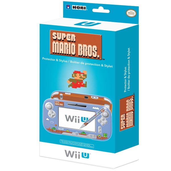 Wii U GamePad Protector & Stylus Set - Super Mario Bros. OVP *sealed*