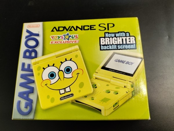 Game Boy Advance SP SpongeBob Limited Edition OVP