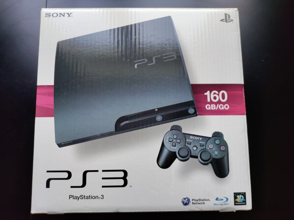PlayStation 3 Konsole Slim Schwarz 160 GB CECHA04 OVP