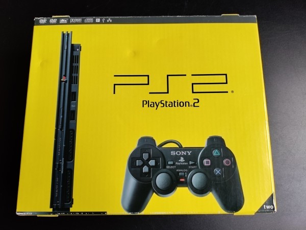 Playstation 2 Konsole Slim Schwarz OVP