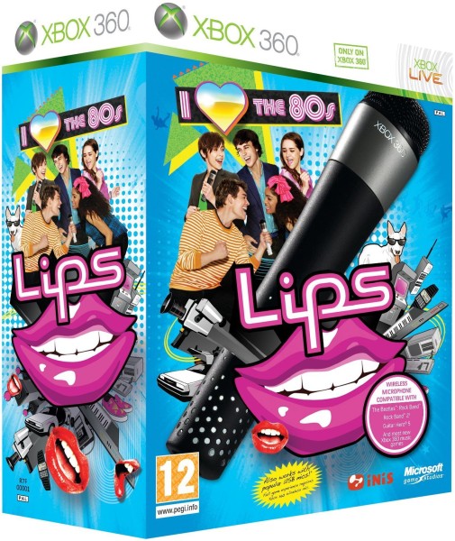 Lips: I love the 80s Bundle mit Wireless Mikrofon OVP