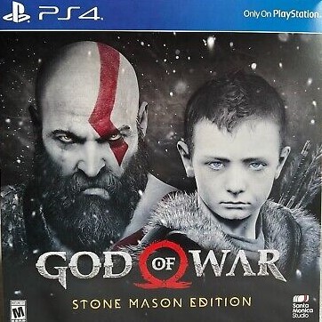 God of War - Stone Mason Edition OVP *sealed*