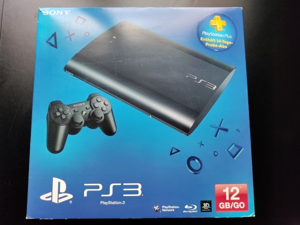 PlayStation 3 Super Slim Konsole Schwarz 12GB OVP