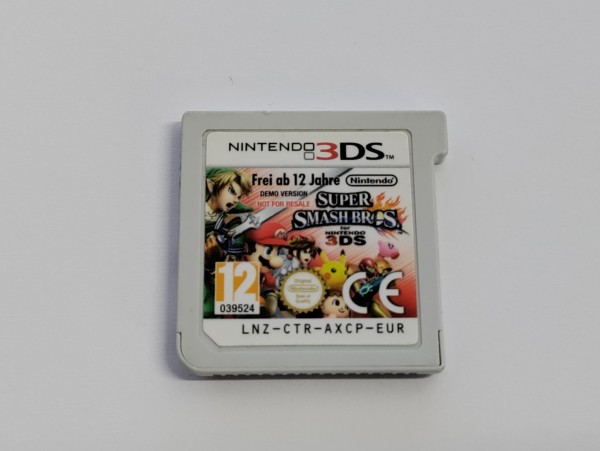 Demo Cartridge - Super Smash Bros. for Nintendo 3DS