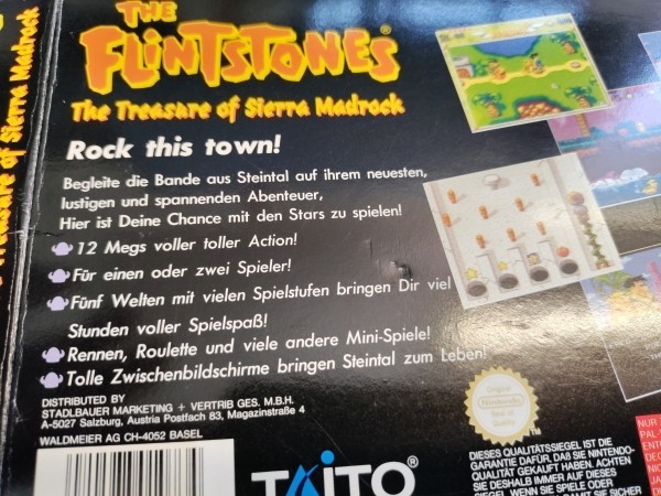 The Flintstones: The Treasure of Sierra Madrock OVP