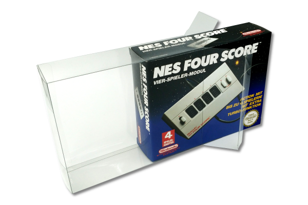 PET Schutzhülle für NES Four Score Adapter OVP Box