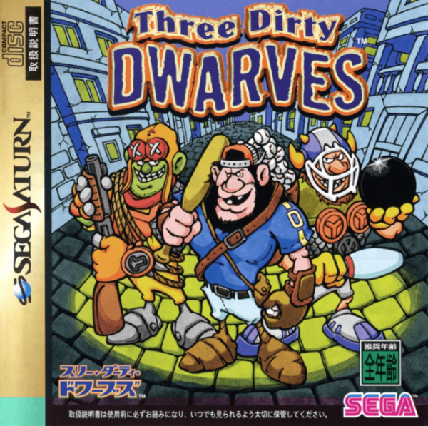 Three Dirty Dwarves JP NTSC OVP