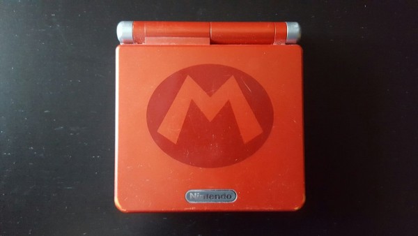 Game Boy Advance SP Mario Limited Edition