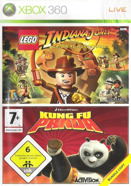LEGO Indiana Jones: The Original Adventures + Kung Fu Panda OVP