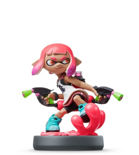 Amiibo - Inkling Girl Neon Pink (Splatoon Collection)