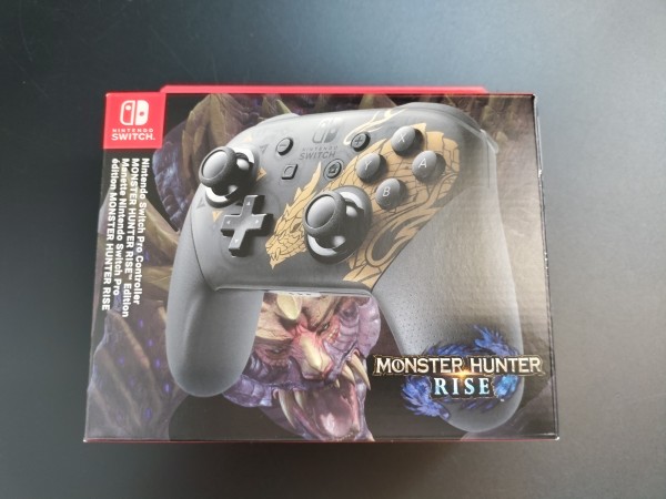 Switch Pro Controller - Monster Hunter Rise Edition OVP