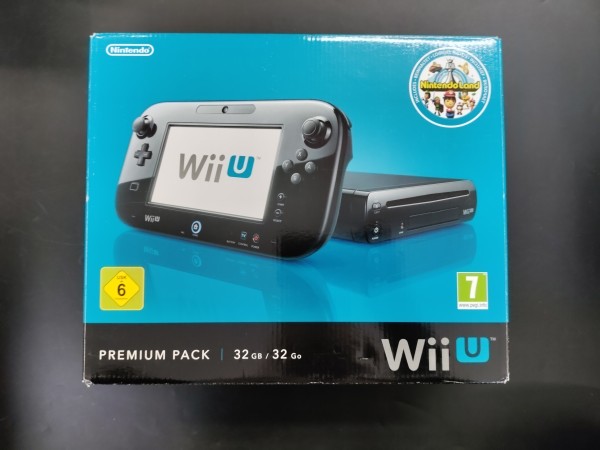 Wii U Konsole Schwarz 32GB "Nintendo Land" Premium Pack OVP