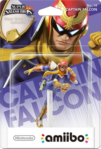Amiibo - Captain Falcon (Super Smash Bros. Collection No.18) OVP