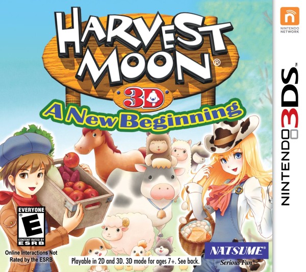 Harvest Moon 3D: A New Beginning US NTSC OVP