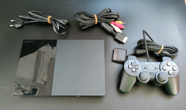 Playstation 2 Konsole Slim Schwarz