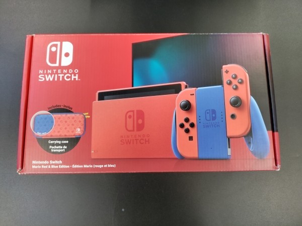 Nintendo Switch Konsole - Mario Red & Blue Edition OVP