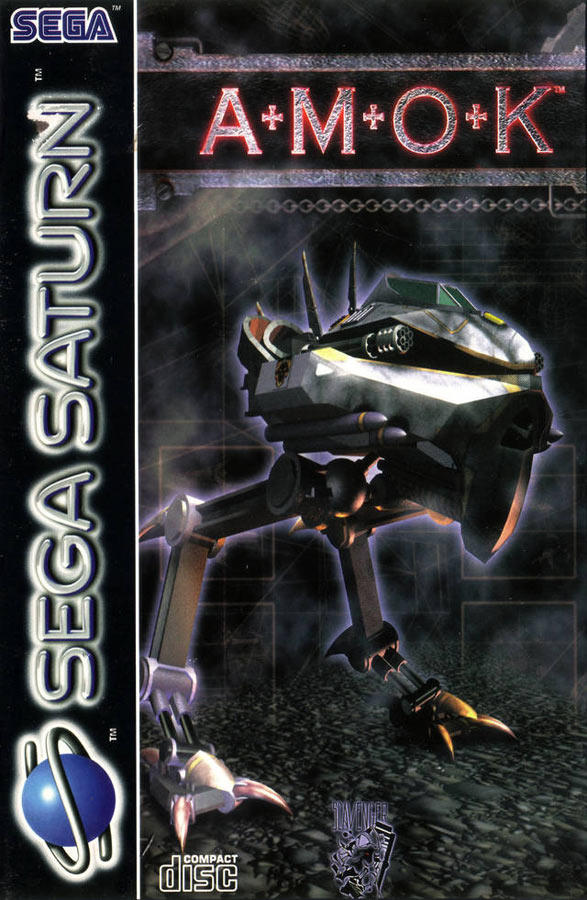 Amok OVP Shoot 'em up Saturn SEGA Classicgamestore.ch