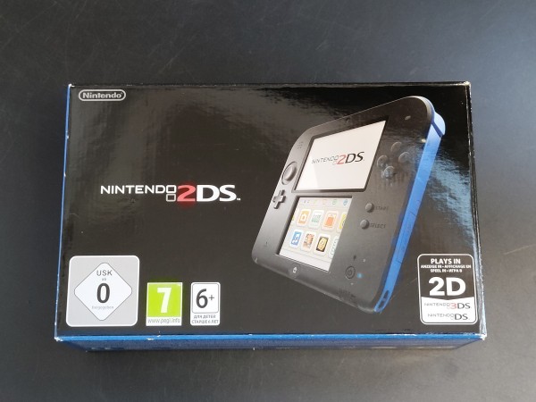 Nintendo 2DS Blau-Schwarz OVP