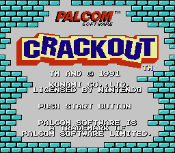 Crackout | Arcade | NES | Nintendo | Classicgamestore.ch