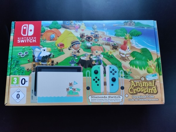 Nintendo Switch Konsole "Animal Crossing" Edition OVP