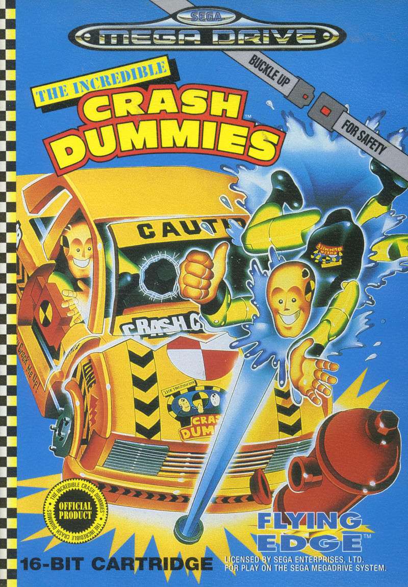 The Incredible Crash Dummies OVP Jump 'n' Run Mega Drive SEGA