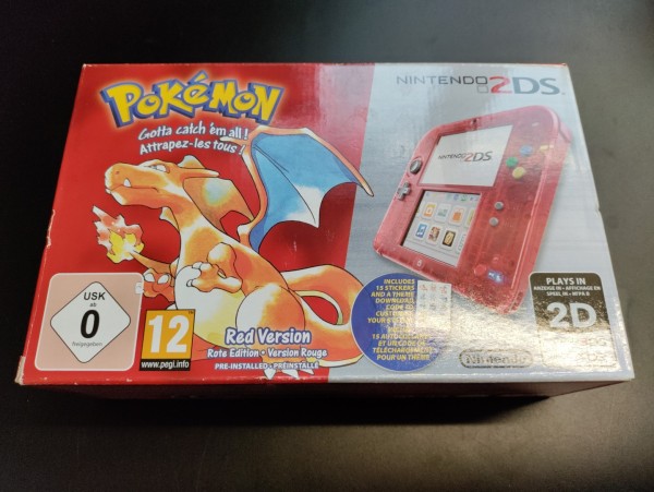 Nintendo 2DS - Pokemon Rot Edition OVP