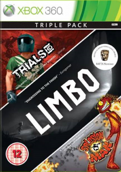 Triple Pack: Trials HD, Limbo & Splosion Man OVP