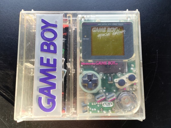 Game Boy DMG-01 Transparent - Crystal Case OVP