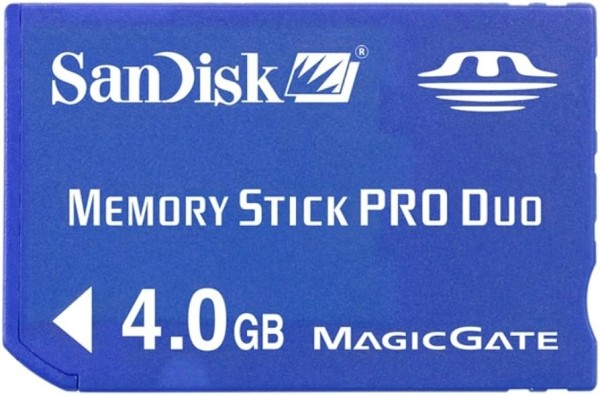 Memory Stick PRO Duo Blau
