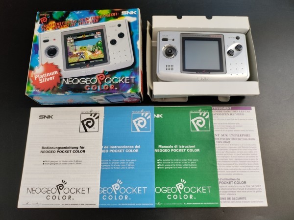 Neo Geo Pocket Color Platinum Silver OVP