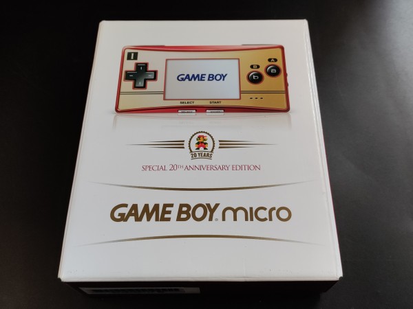 Game Boy Micro Special 20th Anniversary Edition OVP