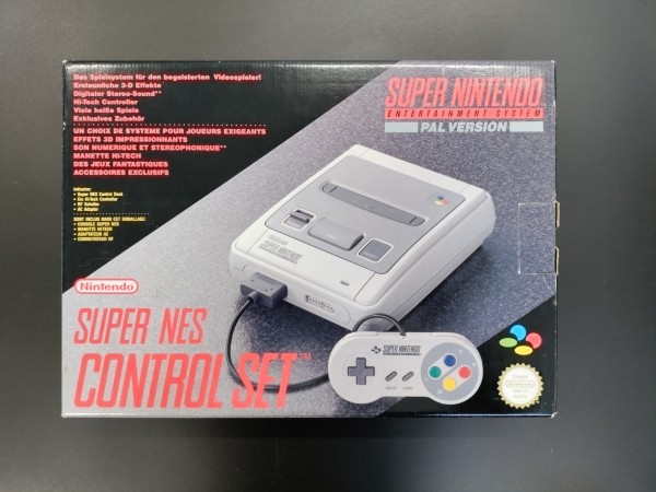 Super Nintendo Konsole - Control Set OVP