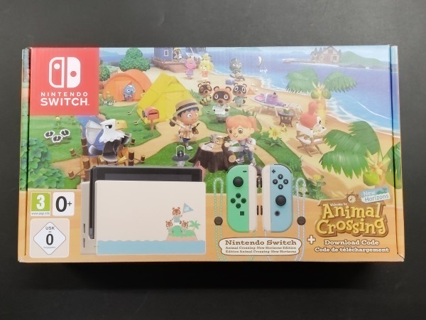 Nintendo Switch Konsole "Animal Crossing" Edition OVP