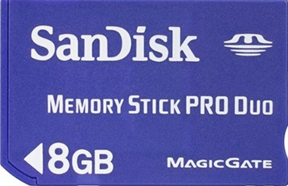 Memory Stick PRO Duo Blau