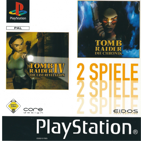 2 Games: Tomb Raider IV: The Last Revelation + Tomb Raider: Die Chronik OVP