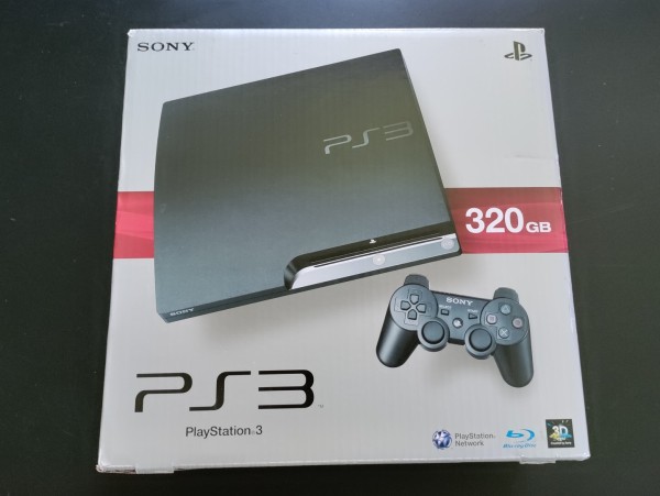 PlayStation 3 Slim Konsole Schwarz 320 GB OVP